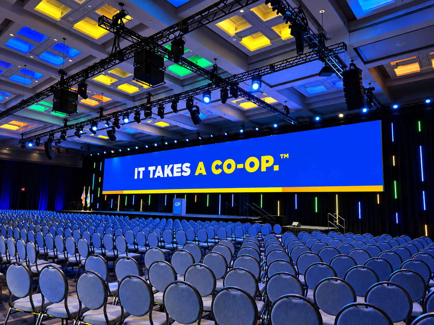 Agricultural cooperative annual meeting production