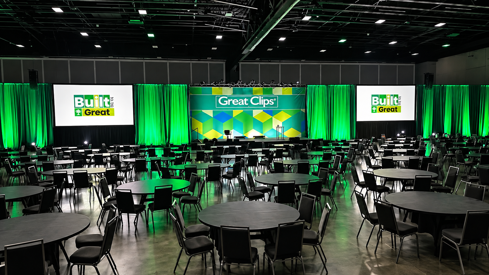Franchise convention stage production
